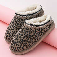 leopard print kids moccasins