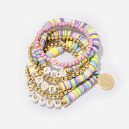 Monogrammed Girls You Are Loved Bracelets in Multi