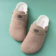 kids monogrammed clogs