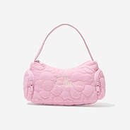 Monogrammed Girls Shoulder Bag in Pink