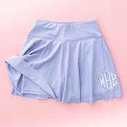 lavender girls twirl skort flatlay