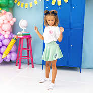 mint girls twirl skort on jaxy