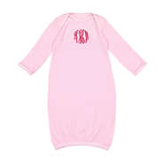 Baby Pink Layette Gown Sleeper