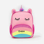 Personalized Preschool Backpack in Unicorn