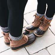 cute matching mom and kid boots with socks