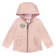 rose gold kids rain jacket