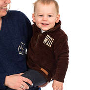 cute toddler corded pullover tunic in brown