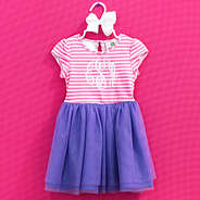 cute girl's dress with tule skirt