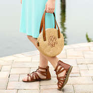 youth girls round crossbody with sandals