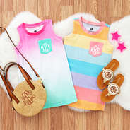 kids spring dresses with sandals and crossbody