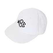 kids baseball hat in white