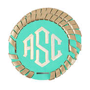 mint monogrammed kids extra discs for sandals