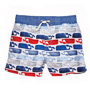 boys whale swim trunks