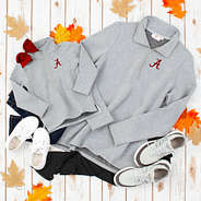 mom and me grey alabama pullovers