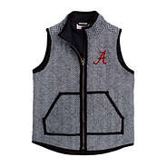alabama kids herringbone vest