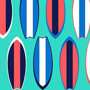 wave rider swim trunks pattern detail