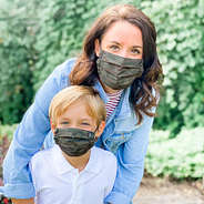mommy and me matching camo face masks