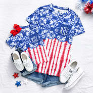 mom and me matching americana tops