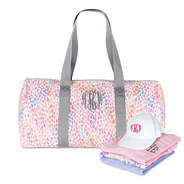 watercolor duffel bag for girl