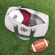 Monogrammed Youth Quilted Duffel Bag