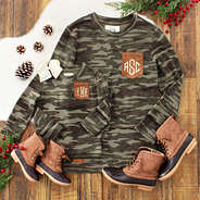 matching mom and me camo sweatshirt outfits