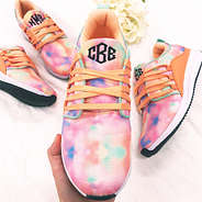 mom and me matching youth tie dye sneakers