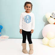 kids long sleeve shirt on aubri