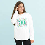 kids long sleeve shirt on hadie
