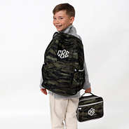Monogrammed Kids Basic Backpack