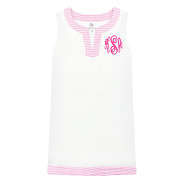 monogrammed youth sleeveless cover up