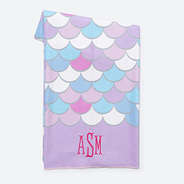 monogrammed kids beach towel in mint mermaid china 2026