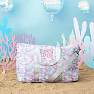 mermaid magic kids weekend bag in sand