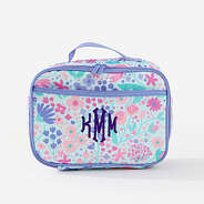 Personalized Lunch Box in Lavender Blooms