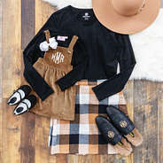 mom and me fall hickory outfits