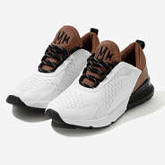 Monogrammed Youth Colorblock Sneakers in Hickory