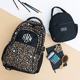 Monogrammed backpacks for school online