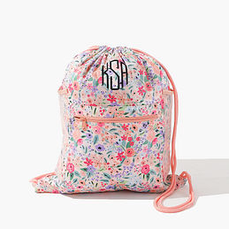 Monogrammed Kids Cinch Bag