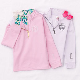 Monogrammed Kids Faith Pullover