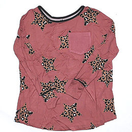 BLOOPER: Blank Pink Leopard Star Top