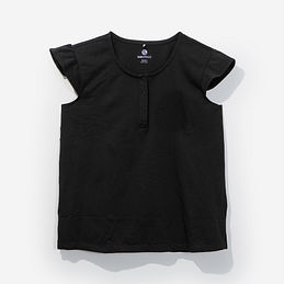 BLOOPER CLOTHING: Blank Ruffle Pajama Top