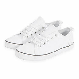 BLOOPER SHOES: Blank Canvas Sneakers