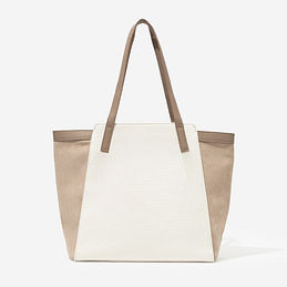 BLOOPER BAG: Blank Colorblock Tote Bag