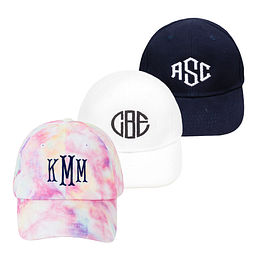 Adjustable Navy Hat Monogrammed Toddler /& Kids Baseball Cap Tiny Expressions