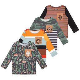 monogram childrens clothing