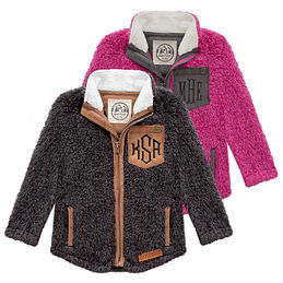 Monogrammed Kids Sherpa Jacket 