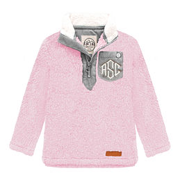 Mommy and me sherpa pullover
