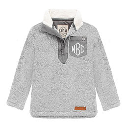 Monogrammed Kids' Sherpa Pullover Tunic 