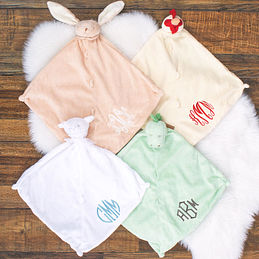 monogrammed lovey