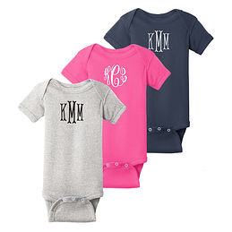 monogrammed newborn clothes
