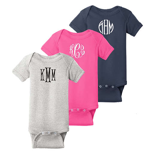 Monogrammed Baby Clothes, Blankets, and Gifts Marleylilly